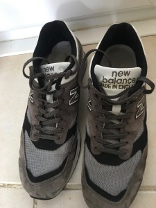 New Balance Made in England M1500SBW UK10.5 trainers. Photograph by author.