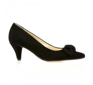 Van Dal TWYFORD shoes - BLACK SUEDE IM. Made in England.